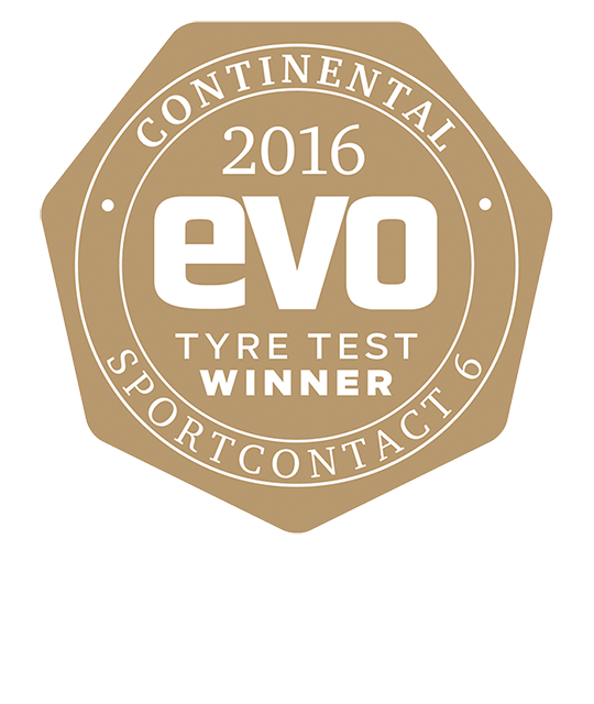 Evo 2016 Tyre test winner logo